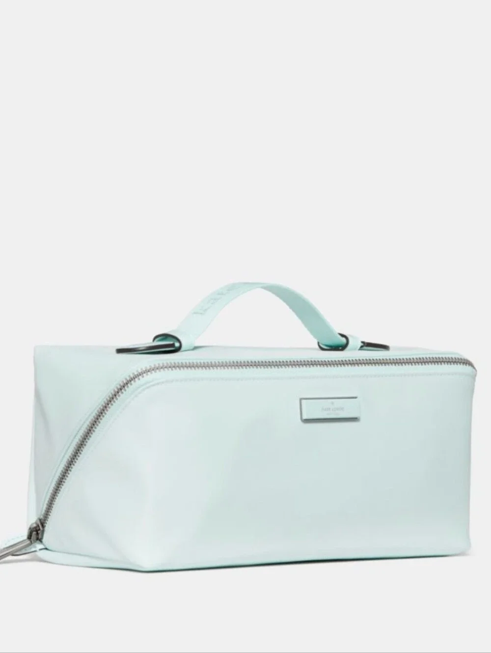 Kate Spade Carter Nylon Travel Cosmetic Pouch, Crisp Sky